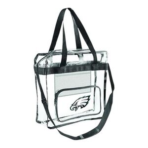 NFL Philadelphia Eagles Stadium Approved Clear Carryall Crossbody Bag